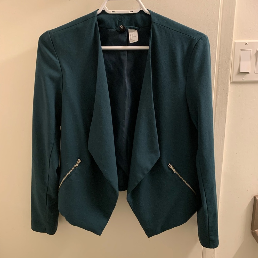 H&M green blazer size :8/M